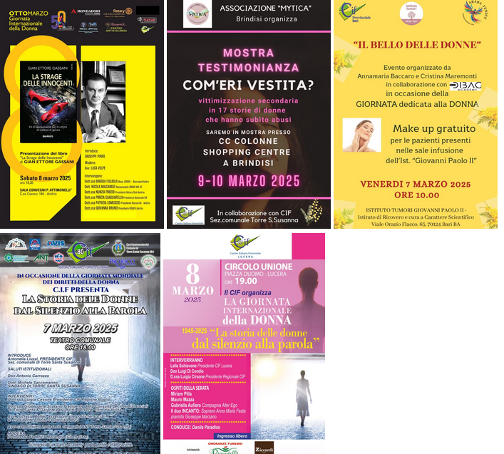 CIF PUGLIA - 8 Marzo 2025