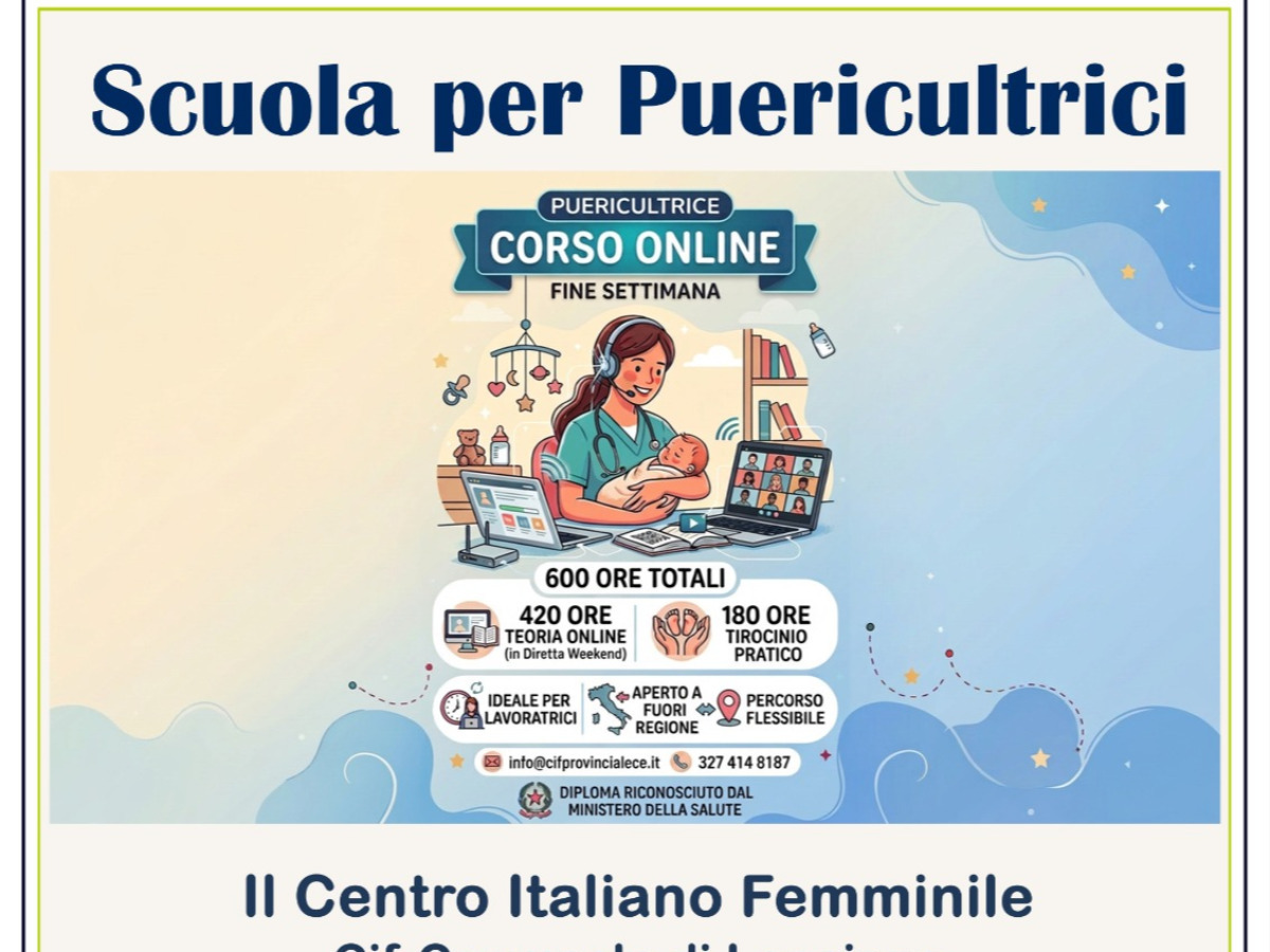CIF LANCIANO promuove Scuola per Puericultrici del CIF di Caserta